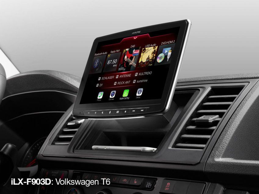 iLX F903D in VW T6 Source Menu