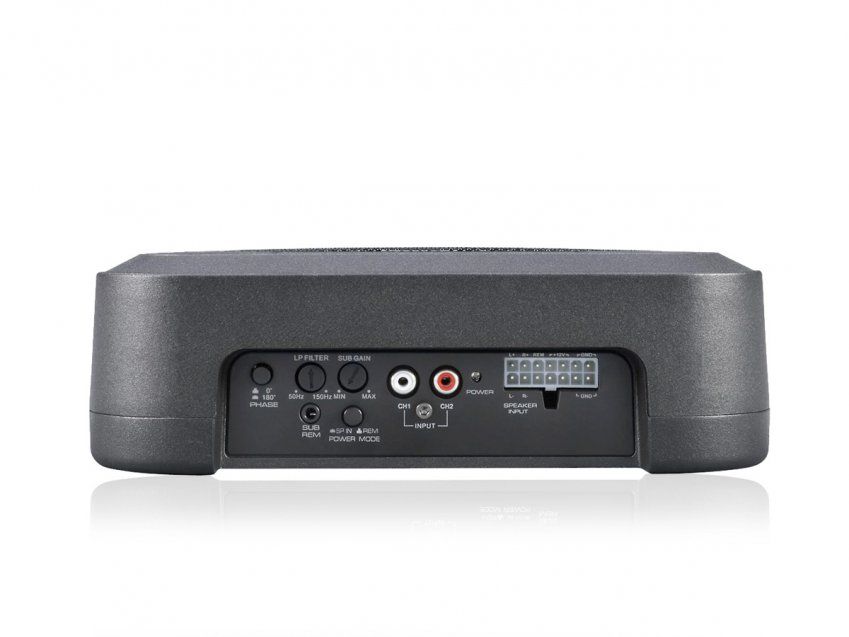 8 inch Powered Subwoofer Box PWE S8 back connections