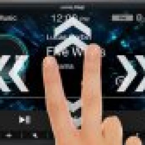 iLX W650BT Digital Media Station Simple Swipe Controls