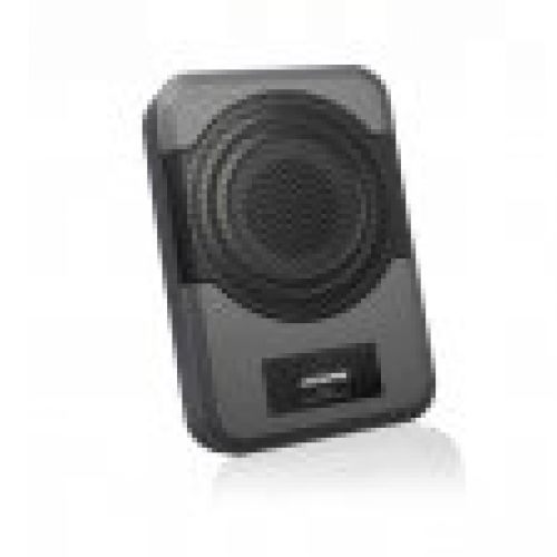 8 inch Powered Subwoofer Box PWE S8 angle
