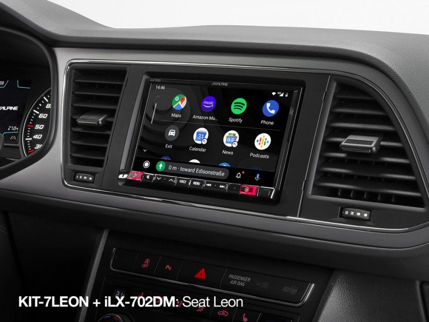 KIT 7LEON iLX 702DM AndroidAuto Menu