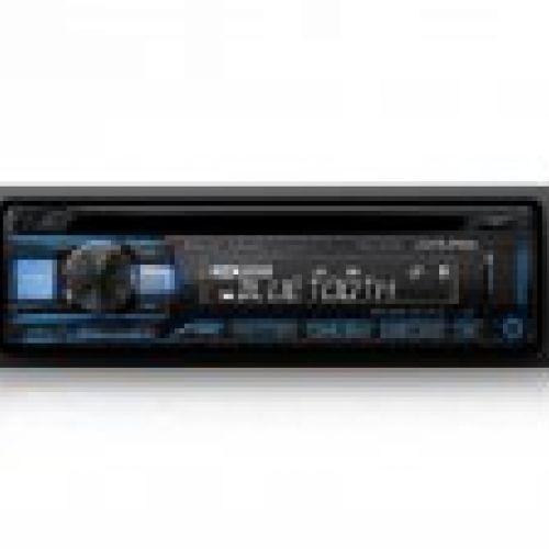CD tuner with Bluetooth CDE 203BT Blue Front
