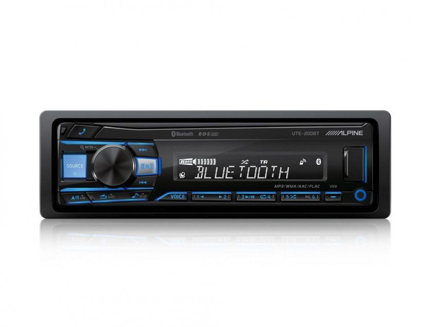 DIGITAL MEDIA RECEIVER WITH BLUETOOTH UTE 200BT Front Blue