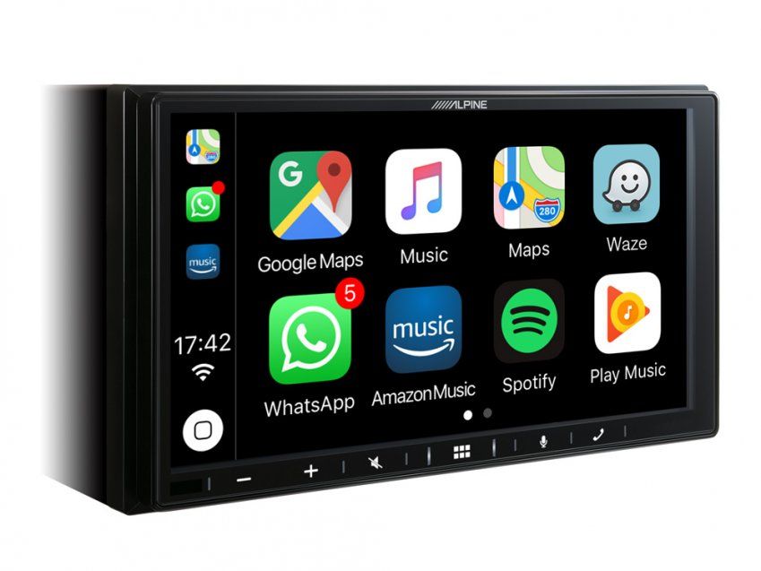 iLX W650BT Digital Media Station Apple CarPlay Menu