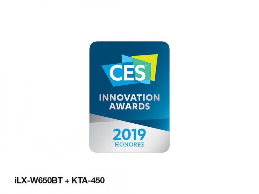 Digital Media Station iLX W650BT and KTP 450 Power Pack CES Innovation Awards 2019