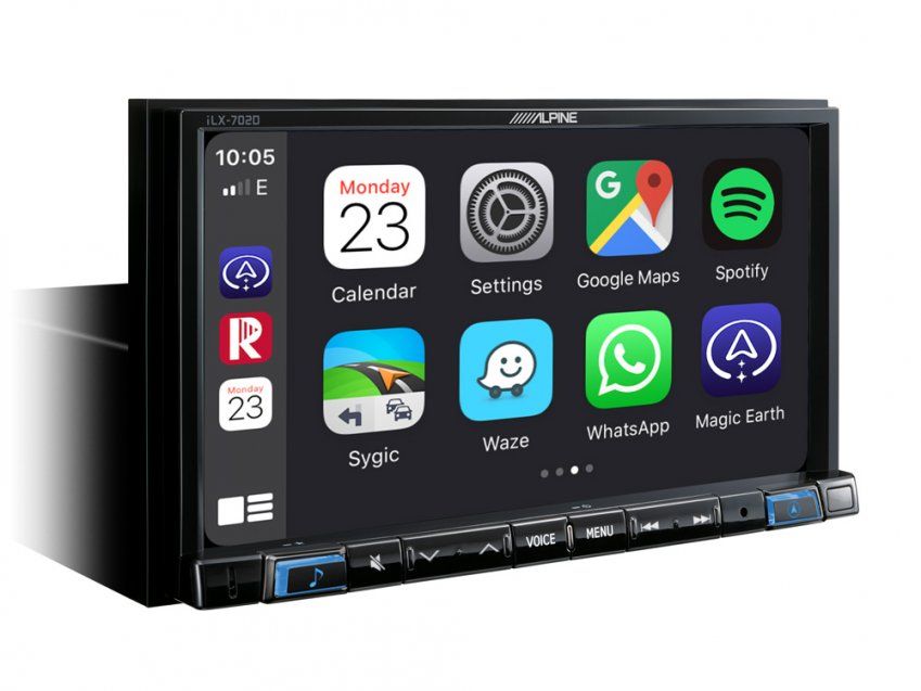 iLX 702D Apple CarPlay Menu