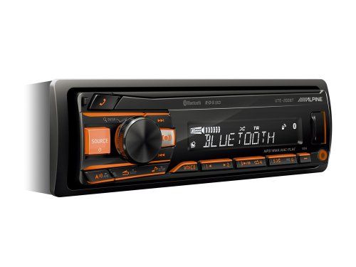 DIGITAL MEDIA RECEIVER WITH BLUETOOTH UTE 200BT Angle amber white