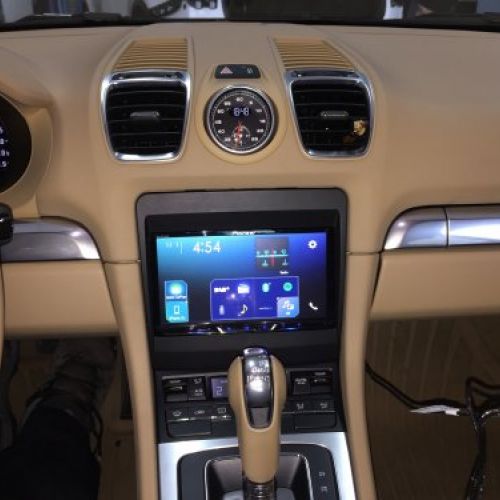 Porsche Cayman Androidauto