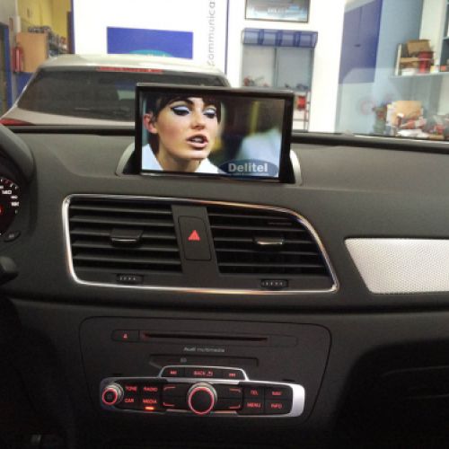 Sistema multimedia con reproductor de música y video.