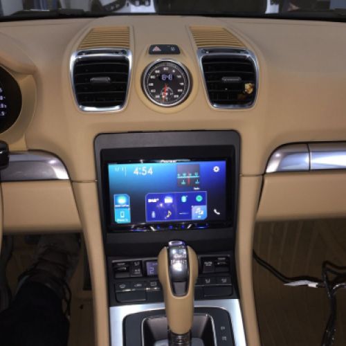 Porsche Cayman Androidauto