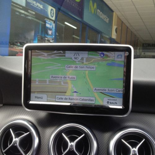 Navegación 3D con edificios