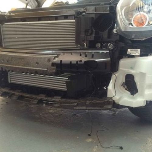 Cableado con conectores en sensor