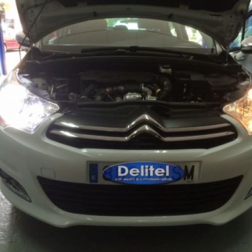 Luces de cruce, posición, largas y diurnas en citroen