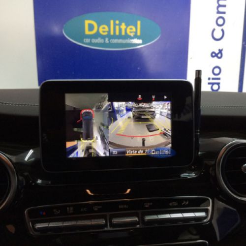 Sistema de visión 360º con grabación de cuatro canales.