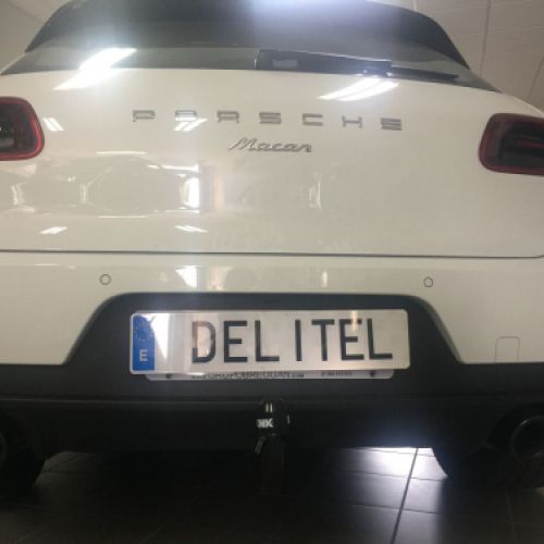 Instalación de enganche remolque Porsche