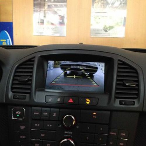 Cámara de visión trasera y delantera